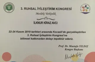 Uzm. Dr. İlknur Kiraz Avcı profilinde yer alan galeri fotoğrafı.