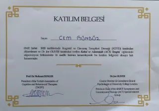 Uzm. Dr. Cem Gündüz profilinde yer alan galeri fotoğrafı.