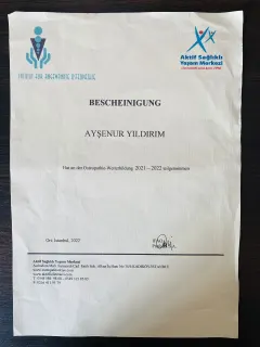 Fzt. Ayşenur Yıldırım profilinde yer alan galeri fotoğrafı.
