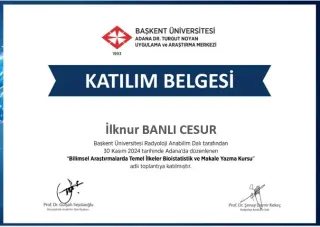 Doç. Dr. İlknur Banlı Cesur profilinde yer alan galeri fotoğrafı.