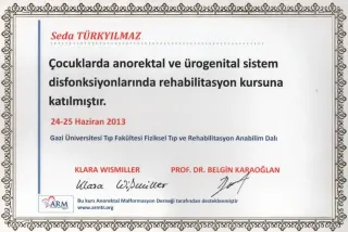 Uzm. Fzt. Seda Türkyılmaz profilinde yer alan galeri fotoğrafı.