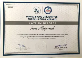 Uzm. Dyt. İrem Altıparmak profilinde yer alan galeri fotoğrafı.