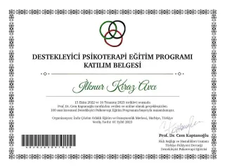 Uzm. Dr. İlknur Kiraz Avcı profilinde yer alan galeri fotoğrafı.