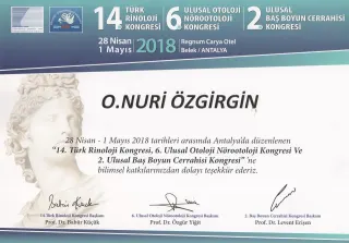 Prof. Dr. Nuri Özgirgin profilinde yer alan galeri fotoğrafı.