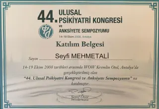 Uzm. Dr. Seyfi Memetali profilinde yer alan galeri fotoğrafı.