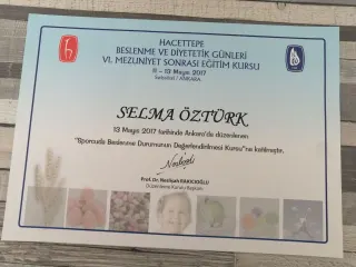 Dyt. Selma Öztürk profilinde yer alan galeri fotoğrafı.