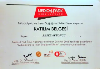 Dyt. Beste Mert profilinde yer alan galeri fotoğrafı.