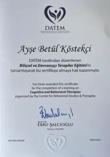 Kl. Psk. Ayşe Betül Köstekçi profilinde yer alan galeri fotoğrafı.