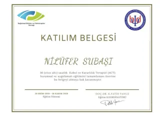 Uzm. Dr. Nilüfer Subaşı Tekintaş profilinde yer alan galeri fotoğrafı.