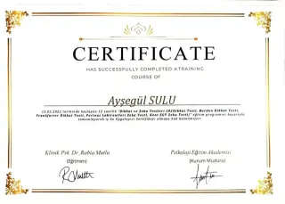 Uzm. Dkt. Ayşegül Sulu profilinde yer alan galeri fotoğrafı.