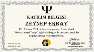 Kl. Psk. Zeynep Erbay profilinde yer alan galeri fotoğrafı.