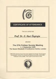 Prof. Dr. Nuri Özgirgin profilinde yer alan galeri fotoğrafı.