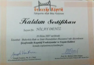 Uzm. Dr. Nilay Ölçek profilinde yer alan galeri fotoğrafı.