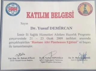 Op. Dr. Yusuf Demircan profilinde yer alan galeri fotoğrafı.