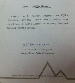 Uzm. Dr. Nilay Ölçek profilinde yer alan galeri fotoğrafı.