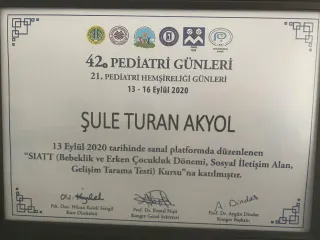 Uzm. Dr. Şule Turan Akyol profilinde yer alan galeri fotoğrafı.