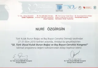 Prof. Dr. Nuri Özgirgin profilinde yer alan galeri fotoğrafı.