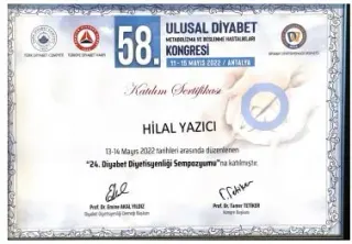 Dyt. Hilal Yazıcı profilinde yer alan galeri fotoğrafı.