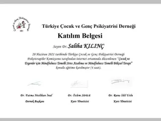 Uzm. Dr. Saliha Kılınç profilinde yer alan galeri fotoğrafı.