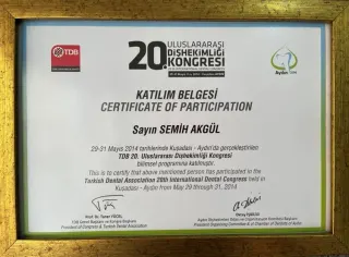 Uzm. Dt. Semih Akgül profilinde yer alan galeri fotoğrafı.