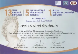 Prof. Dr. Nuri Özgirgin profilinde yer alan galeri fotoğrafı.