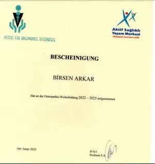 Uzm. Fzt. Birsen Arkar profilinde yer alan galeri fotoğrafı.