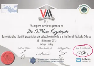 Prof. Dr. Nuri Özgirgin profilinde yer alan galeri fotoğrafı.
