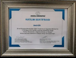 Uzm. Dkt. Betül Kök profilinde yer alan galeri fotoğrafı.