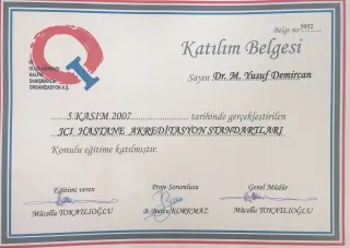 Op. Dr. Yusuf Demircan profilinde yer alan galeri fotoğrafı.