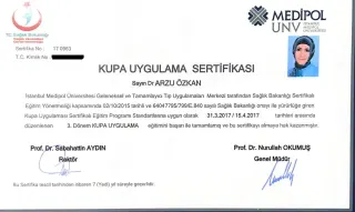 Dr. Arzu Özkan profilinde yer alan galeri fotoğrafı.