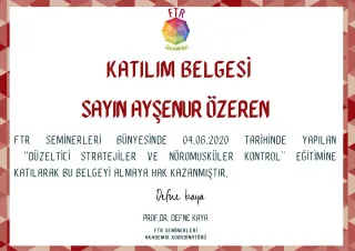 Uzm. Fzt. Ayşenur Özeren profilinde yer alan galeri fotoğrafı.