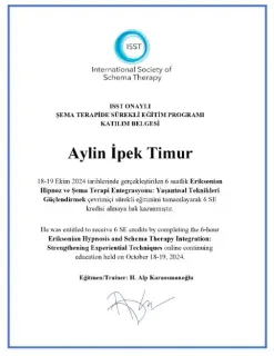 Kl. Psk. Dr. Aylin İpek Timur profilinde yer alan galeri fotoğrafı.