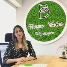Dyt. Büşra Özdengülsün Telci — Diyetisyen, Konya. Portre fotoğrafı.