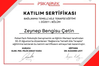 Kl. Psk. Z. Bengisu Çetin profilinde yer alan galeri fotoğrafı.