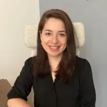 Dyt. Yelda Doruk — Diyetisyen, Çorum. Portre fotoğrafı.