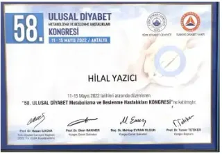 Dyt. Hilal Yazıcı profilinde yer alan galeri fotoğrafı.