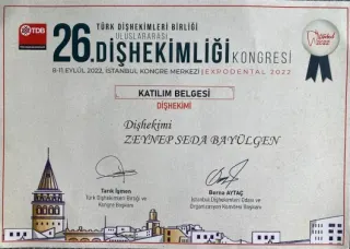 Dt. Zeynep Seda Bayülgen profilinde yer alan galeri fotoğrafı.