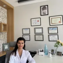 Op. Dr. Elif Koçlu Hetemoğlu — Kulak Burun Boğaz, Ankara. Portre fotoğrafı.