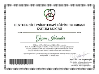Uzm. Dr. Gizem İskender profilinde yer alan galeri fotoğrafı.