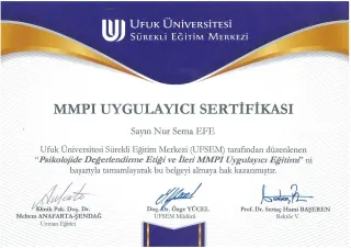 Uzm. Psk. Nur Sema Efe profilinde yer alan galeri fotoğrafı.