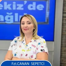 Fzt. Canan Sepetçi — Fizyoterapi Ve Rehabilitasyon. Portre fotoğrafı.