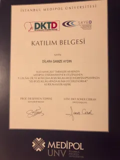 Uzm. Dkt. Dilara Gamze Aydın profilinde yer alan galeri fotoğrafı.