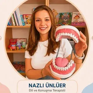 Dkt. Nazlı Ünlüer Tahtacı — Dil ve Konuşma Terapisi. Portre fotoğrafı.