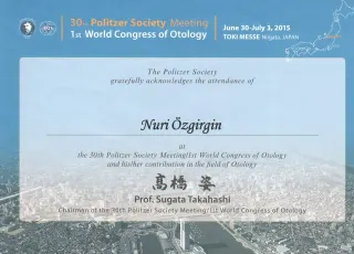Prof. Dr. Nuri Özgirgin profilinde yer alan galeri fotoğrafı.