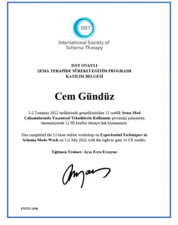 Uzm. Dr. Cem Gündüz profilinde yer alan galeri fotoğrafı.