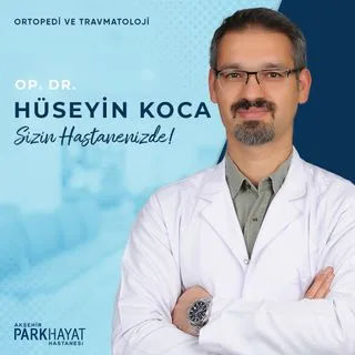 Op. Dr. Hüseyin Koca — Ortopedi Ve Travmatoloji, Afyonkarahisar. Portre fotoğrafı.