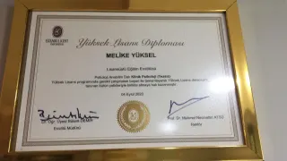 Kl. Psk. Melike Akçay Yüksel profilinde yer alan galeri fotoğrafı.
