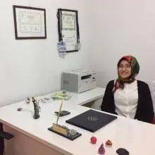 Dyt. Dilek Ocak — Diyetisyen, Erzurum. Portre fotoğrafı.