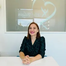 Uzm. Dyt. Elif Bilgin Baş — Diyetisyen, İstanbul. Portre fotoğrafı.