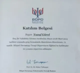 Uzm. Dr. Yusuf Gürel profilinde yer alan galeri fotoğrafı.